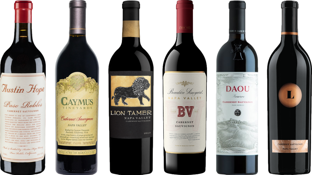 California Cabernet Sauvignon Premium Tasting Case 8Wines EU UK