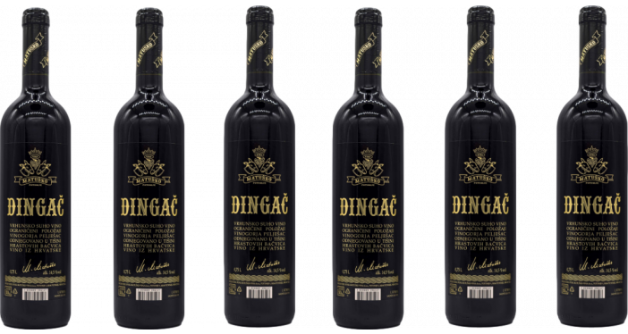 Bottle of Matusko Dingac 2019 6 Bottle Case wine 0 ml