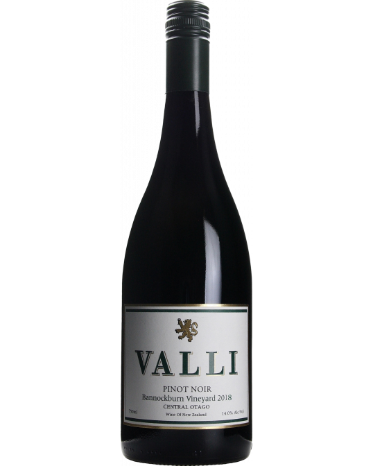 Valli Bannockburn Vineyard Pinot Noir 2018