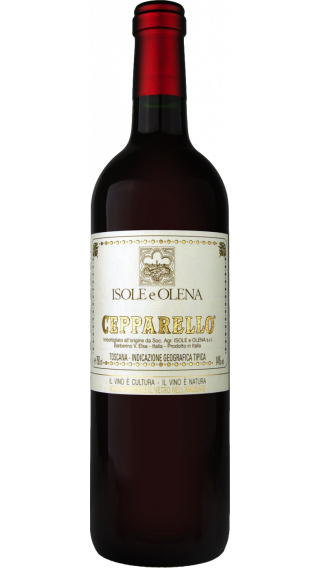 Bottle of Isole e Olena Cepparello 2014 wine 750 ml