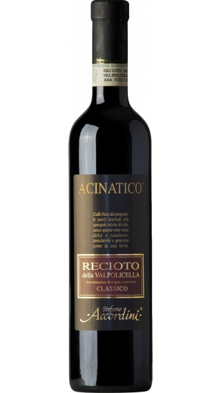 Bottle of Stefano Accordini Recioto Della Valpolicella 2016   wine 500 ml