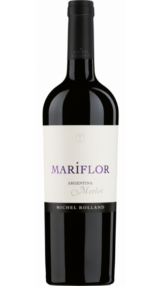 Bottle of Michel Rolland Mariflor Merlot 2018 wine 750 ml