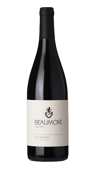 Bottle of Beaumont Pinotage 2016 wine 750 ml