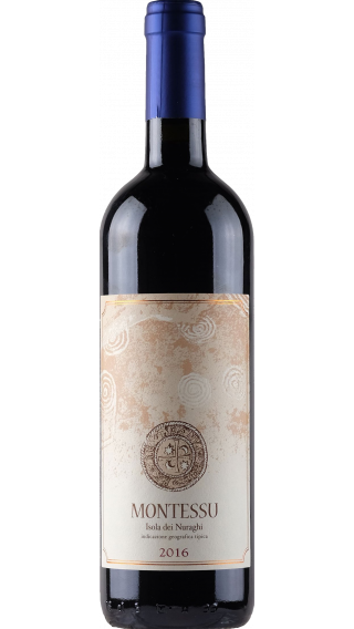 Bottle of Agricola Punica Montessu 2016 wine 750 ml