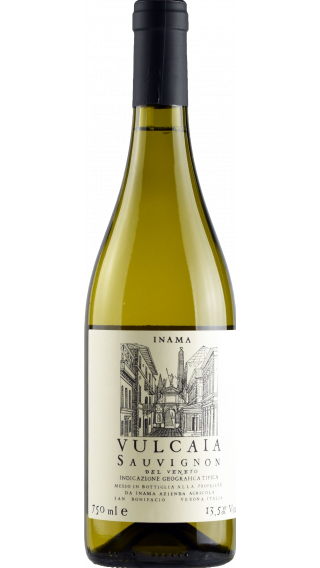 Bottle of Inama Vulcaia Sauvignon 2021 wine 750 ml