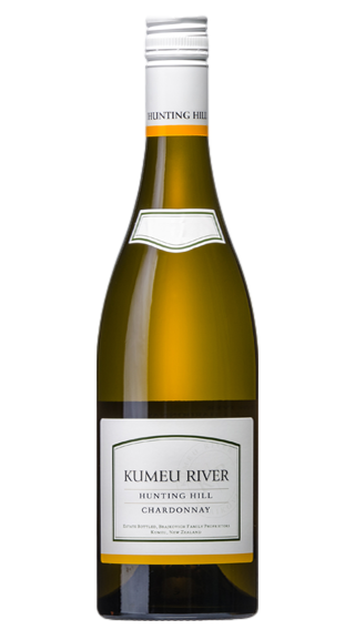 Bottle of Kumeu River Hunting Hill Chardonnay 2016 wine 750 ml