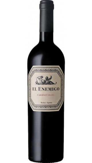 Bottle of El Enemigo Cabernet Franc 2018 wine 750 ml