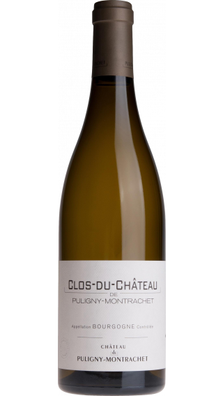 Bottle of Chateau de Puligny Montrachet  Bourgogne Clos du Chateau 2016 wine 750 ml