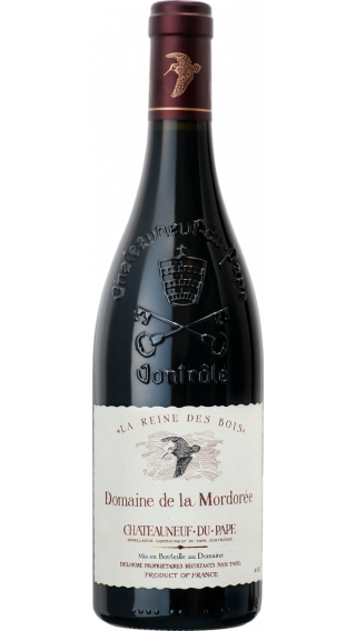 Bottle of Mordoree Chateauneuf du Pape La Reine des Bois 2017 wine 750 ml