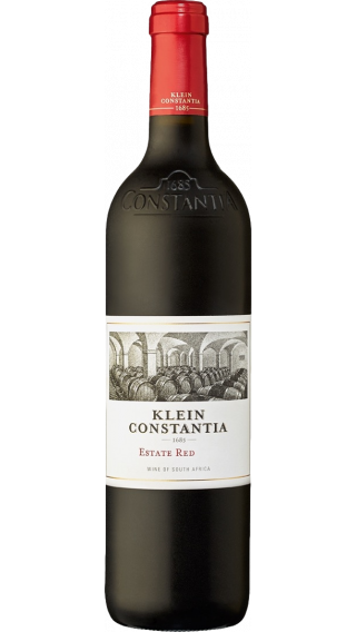 Bottle of Klein Constantia Estate Red 2018 wine 750 ml