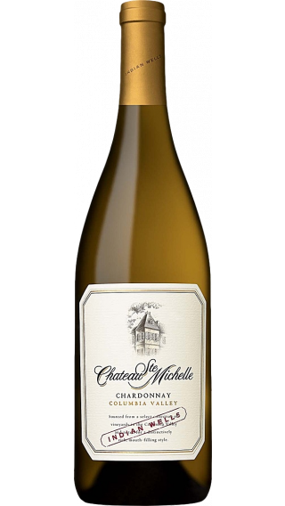 Bottle of Chateau Ste Michelle Indian Wells Chardonnay 2020 wine 750 ml
