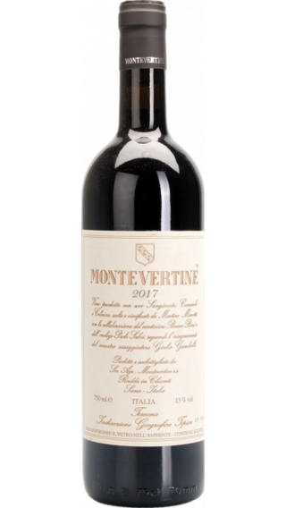 Bottle of Montevertine 2017 wine 750 ml