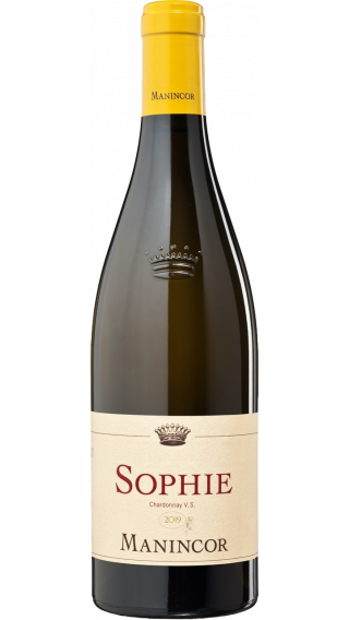 Bottle of Manincor Sophie Chardonnay 2019 wine 750 ml