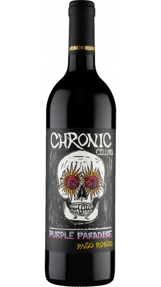 Bottle of Chronic Cellars Purple Paradise 2018 wine 750 ml