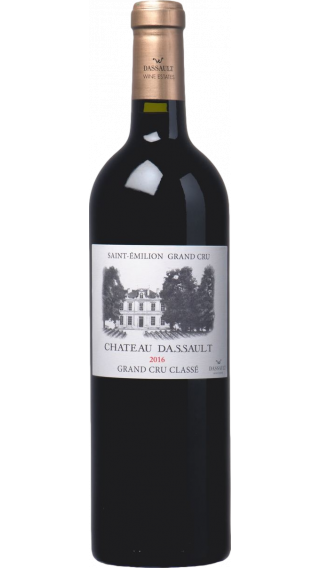 Bottle of Chateau Dassault Saint Emilion Grand Cru 2016 wine 750 ml