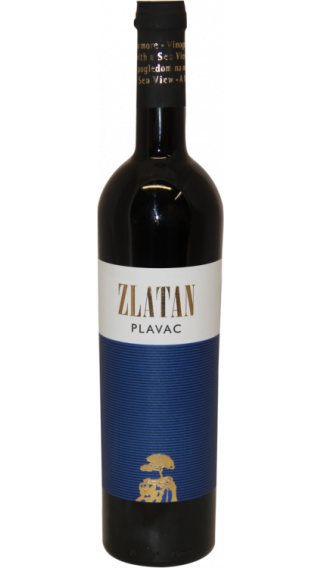 Bottle of Zlatan Otok Plavac Sibenik 2015 wine 750 ml