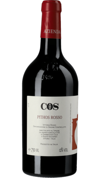 Bottle of COS Pithos Rosso 2021 wine 750 ml