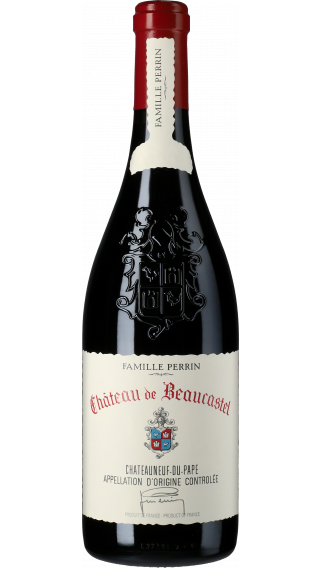 Bottle of Chateau de Beaucastel Chateauneuf du Pape 2017 wine 750 ml