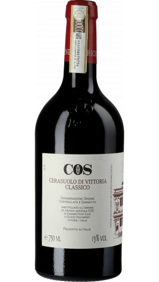 Bottle of COS Cerasulo Di Vittoria 2020 wine 750 ml