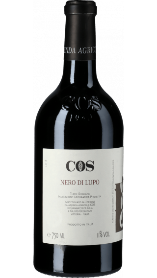 Bottle of COS Nero Di Lupo 2019 wine 750 ml