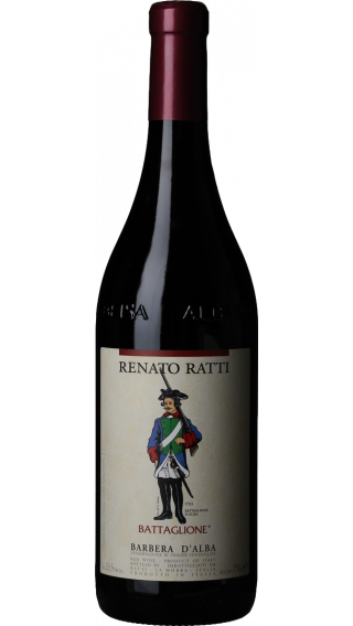 Bottle of Renato Ratti Barbera d'Alba Battaglione 2019 wine 750 ml