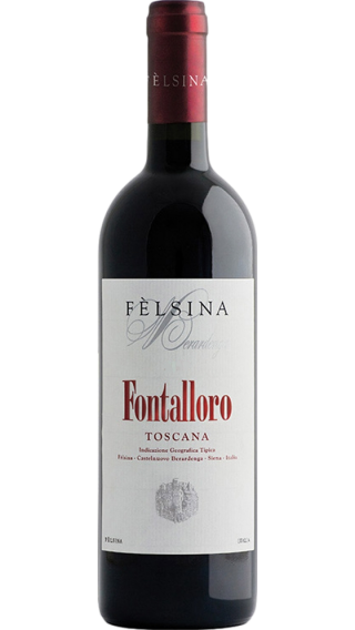 Bottle of Felsina Fontalloro 2015 wine 750 ml