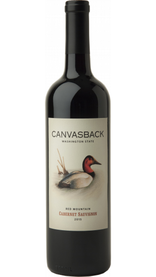 Bottle of Duckhorn Canvasback Cabernet Sauvignon 2016 wine 750 ml