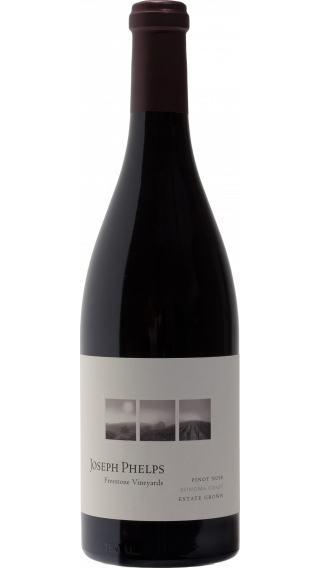 Bottle of Joseph Phelps Pinot Noir Freestone Vineyard 2017 wine 750 ml