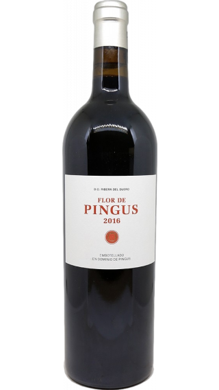 Bottle of Dominio de Pingus Flor de Pingus 2016 wine 750 ml