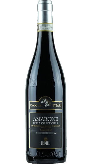 Bottle of Brunelli Amarone Campo Dei Titari Riserva 2018 wine 750 ml