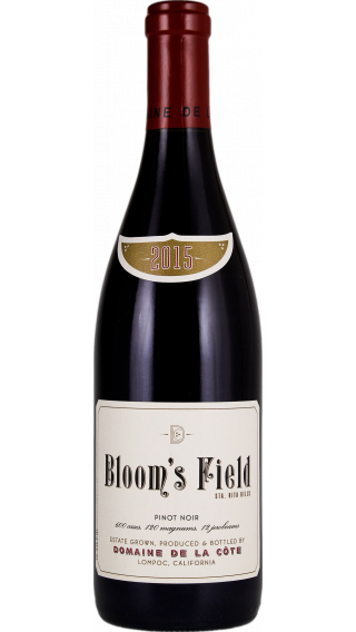 Bottle of Domaine de la Cote Bloom's Field Pinot Noir 2015 wine 750 ml