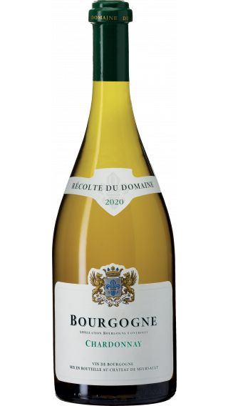 Bottle of Chateau de Meursault Bourgogne Chardonnay 2020 wine 750 ml