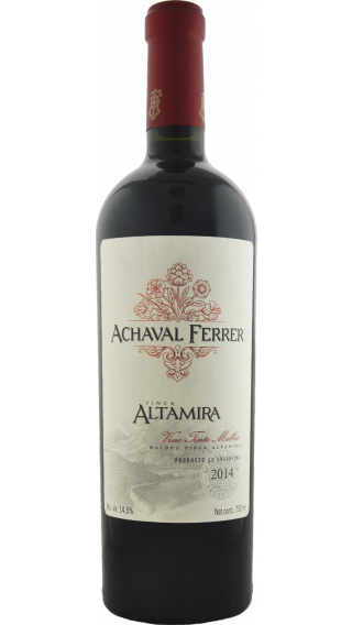 Bottle of Achaval Ferrer Finca Altamira Malbec 2014 wine 750 ml