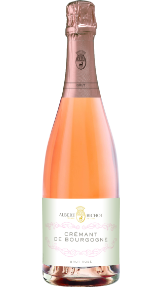 Bottle of Albert Bichot Cremant de Bourgogne Brut Rose wine 750 ml
