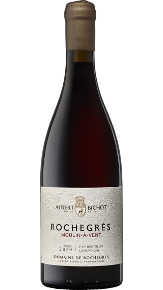 Bottle of Albert Bichot Domaine de Rochegres Moulin-a-Vent 2020 wine 750 ml