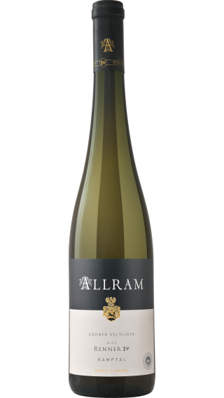 Bottle of Allram Ried Renner Gruner Veltliner 2021 wine 750 ml