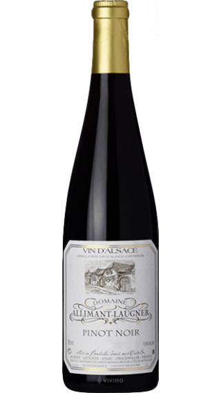 Bottle of Allimant Laugner Pinot Noir 2018 wine 750 ml