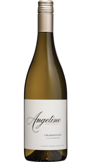 Bottle of Angeline Chardonnay 2022 wine 750 ml