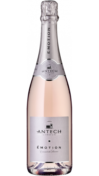 Bottle of Antech Emotion Cremant de Limoux Rose 2019 wine 750 ml