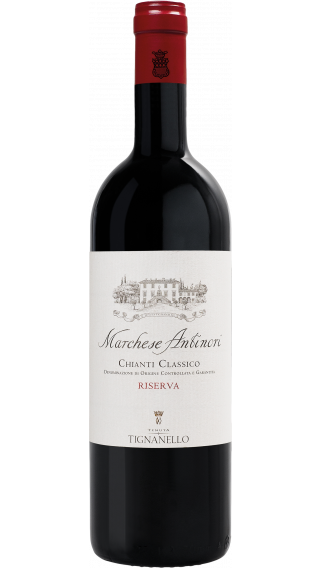 Bottle of Antinori Tenuta Tignanello Marchese Antinori Chianti Classico Riserva 2017 wine 750 ml
