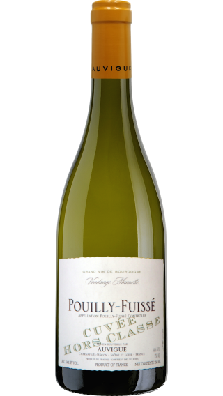 Bottle of Auvigue Pouilly-Fuisse Hors Classe 2019 wine 750 ml