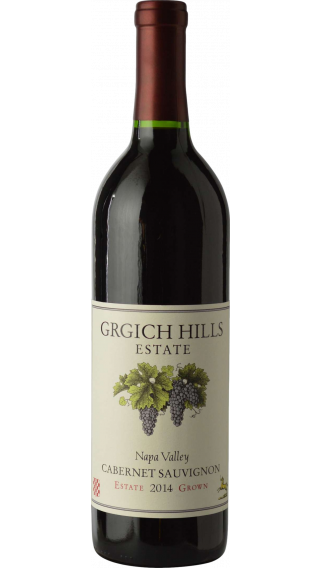 Bottle of Grgich Hills Cabernet Sauvignon 2014 wine 750 ml