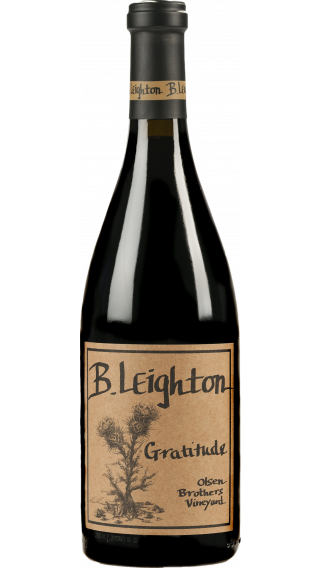 Bottle of B. Leighton Gratitude 2015 wine 750 ml