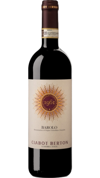 Bottle of Ciabot Berton Barolo 2016 wine 750 ml