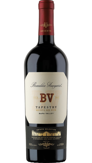 Bottle of Beaulieu Vineyard Napa Valley Tapestry Reserve 2017 wine 750 ml