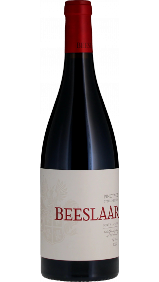 Bottle of Beeslaar Pinotage 2018 wine 750 ml