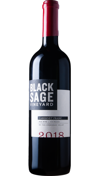 Bottle of Black Sage Vineyard Cabernet Franc 2020 wine 750 ml