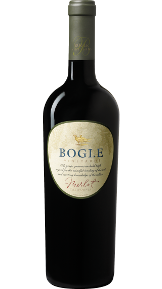 Bottle of Bogle Merlot 2018 wine 750 ml