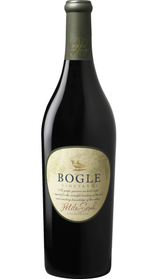 Bottle of Bogle Petite Sirah 2020 wine 750 ml