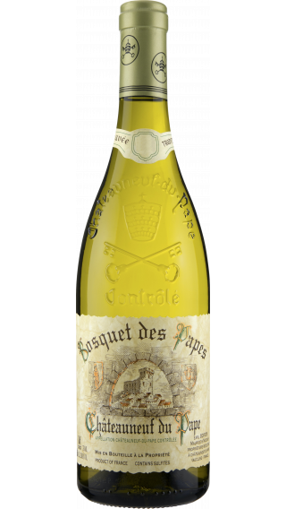 Bottle of Bosquet des Papes Chateauneuf Du Pape Blanc Tradition 2021 wine 750 ml